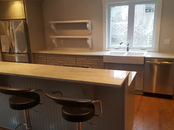 Kitchen island with seating