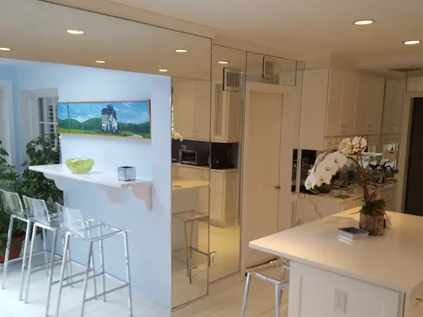 Bright open kitchen with island